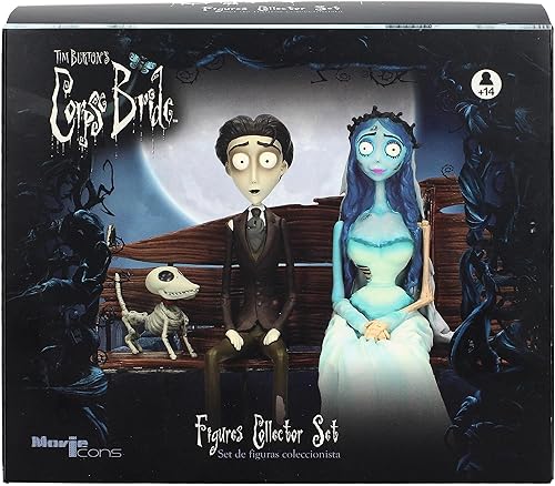 Miniatura 7 de Set Figura Víctor y Emily Sentados en Banco