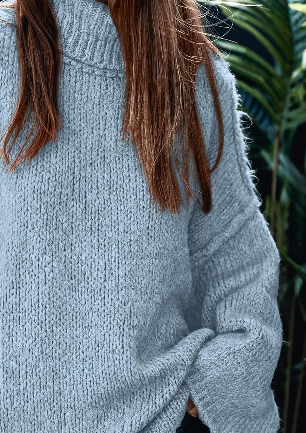 PRETTYGARDEN Women's 2026 Fall Turtleneck Oversized Sweaters Long Sleeve Chunky Knit Pullover Tops Winter Fashion Clothes - Image 7