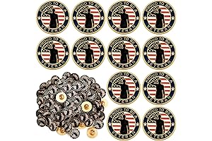 100 Pieces of Patriotic Veteran Lapel Pins for Military and Veterans