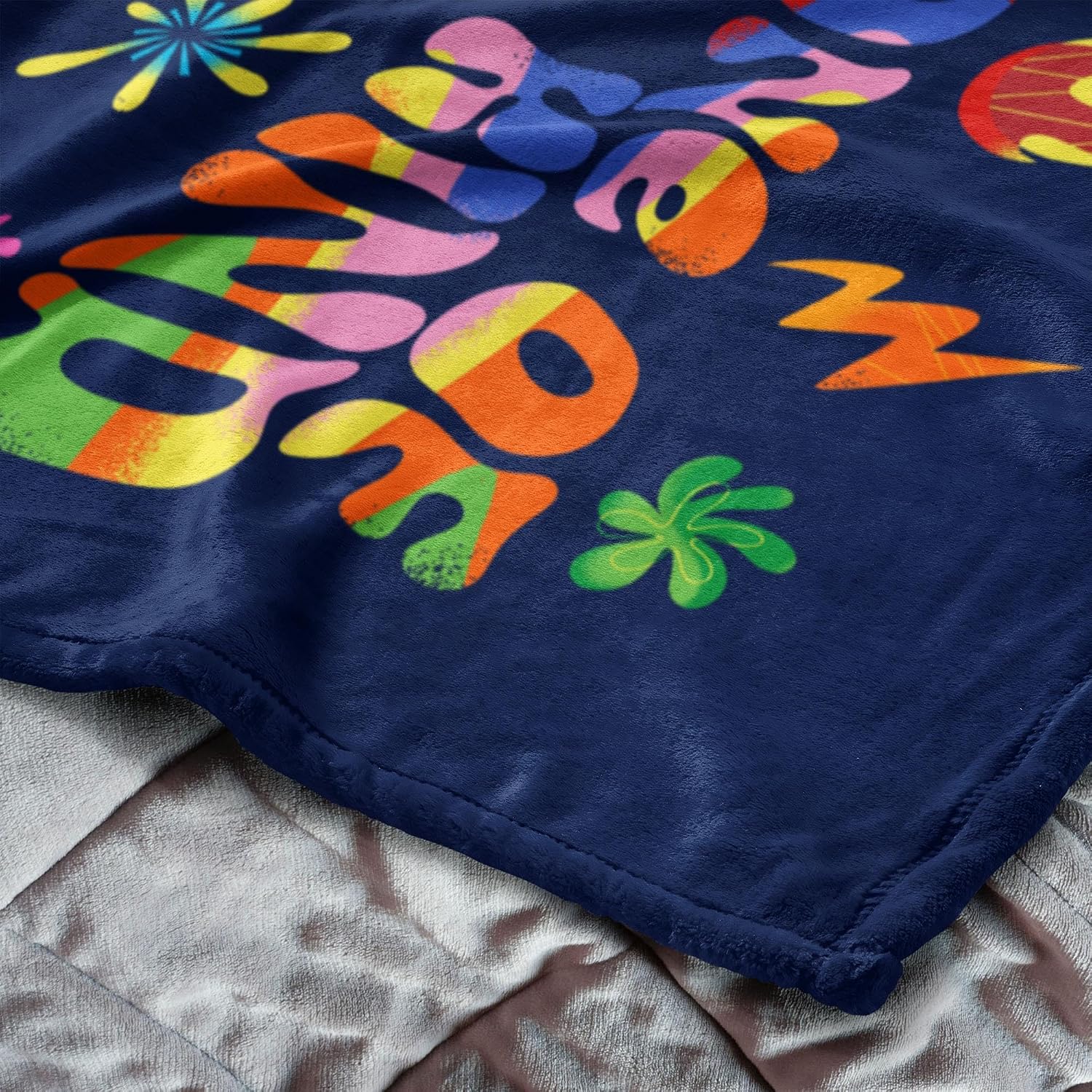 Northwest Inside Out Silk Touch Throw Blanket, 50" x 60", One of A Kind