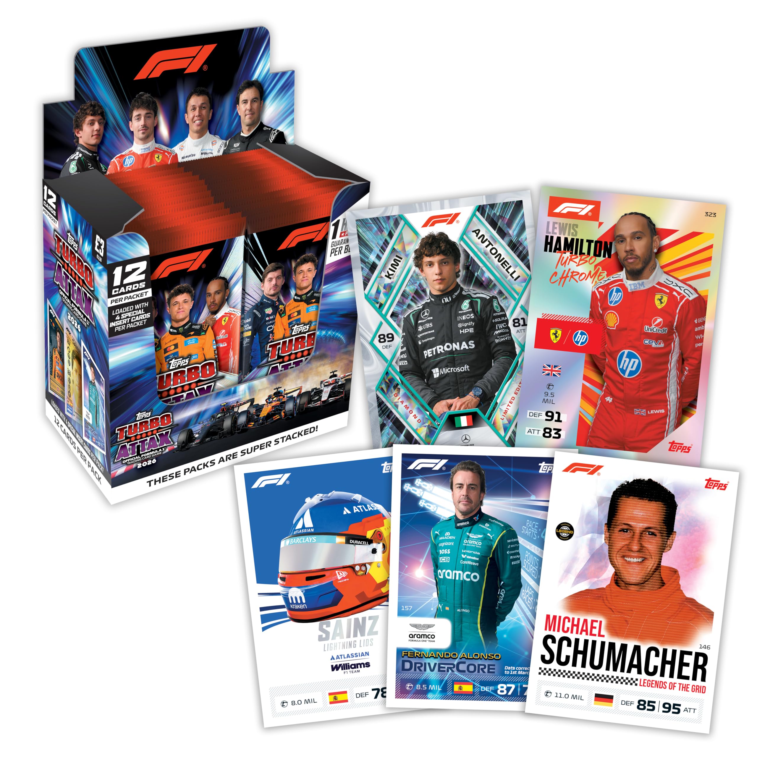 Topps Formula 1 2026 Turbo Attax - Full Box