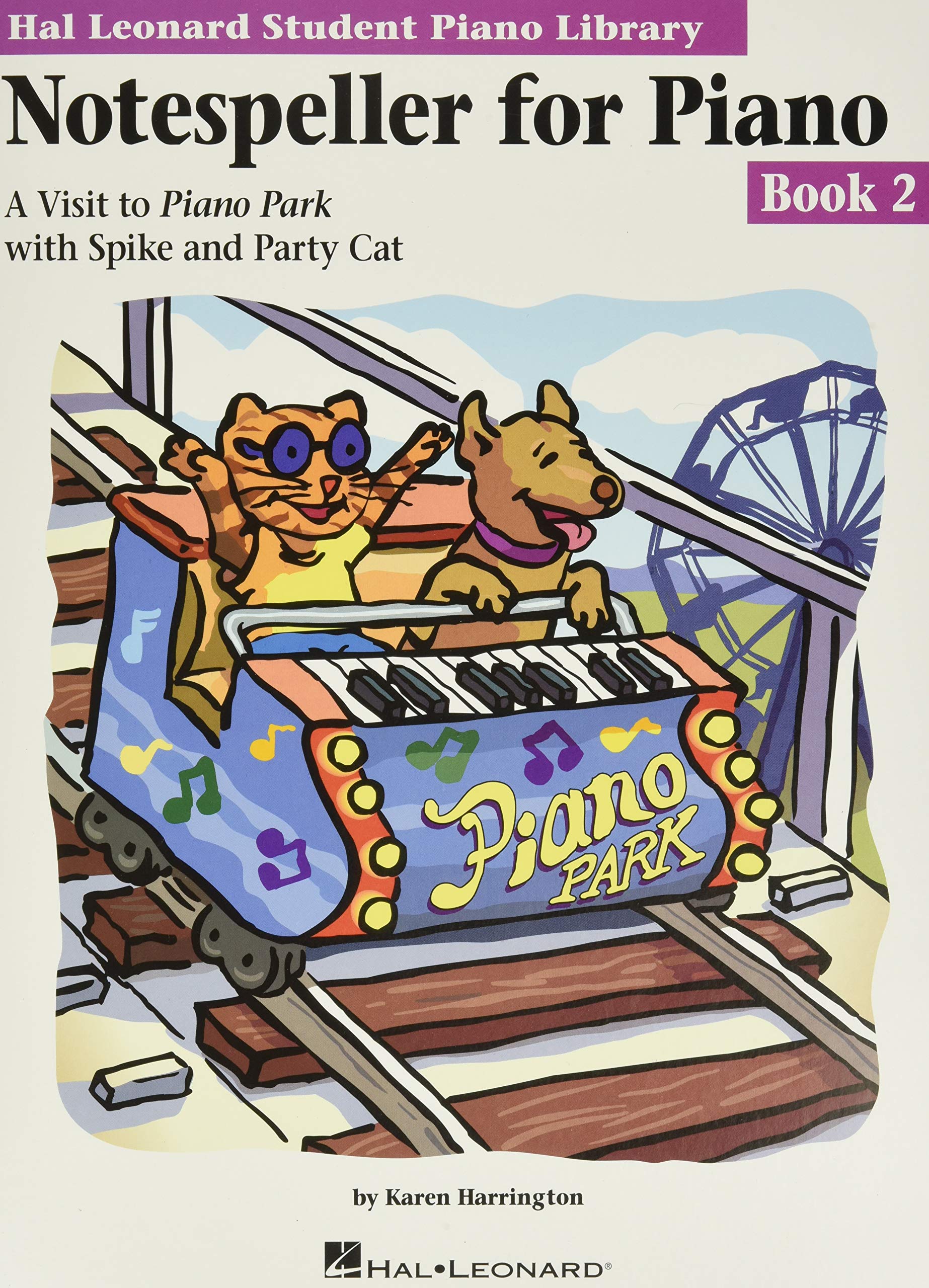 Hal Leonard Notespeller for Piano, Book 2: A Visit to Piano Park with Spike and Party Cat