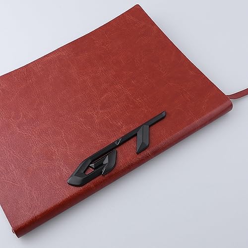 Miniatura 3 de Paquete de 2 calcomanías de aleación de aluminio 3D con emblema de metal GT para decoración para autos, camiones, SUV (negro)