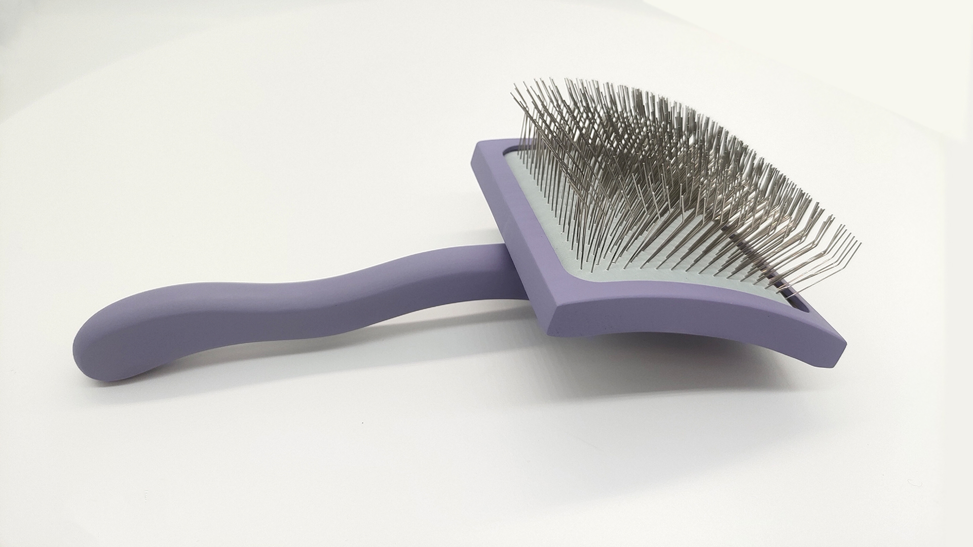BIOGANCE スリッカーブラシ Ergonomic wood handle Amazon.com : Slicker Ergonomic Wooden-Handle Long-Pin Brush for