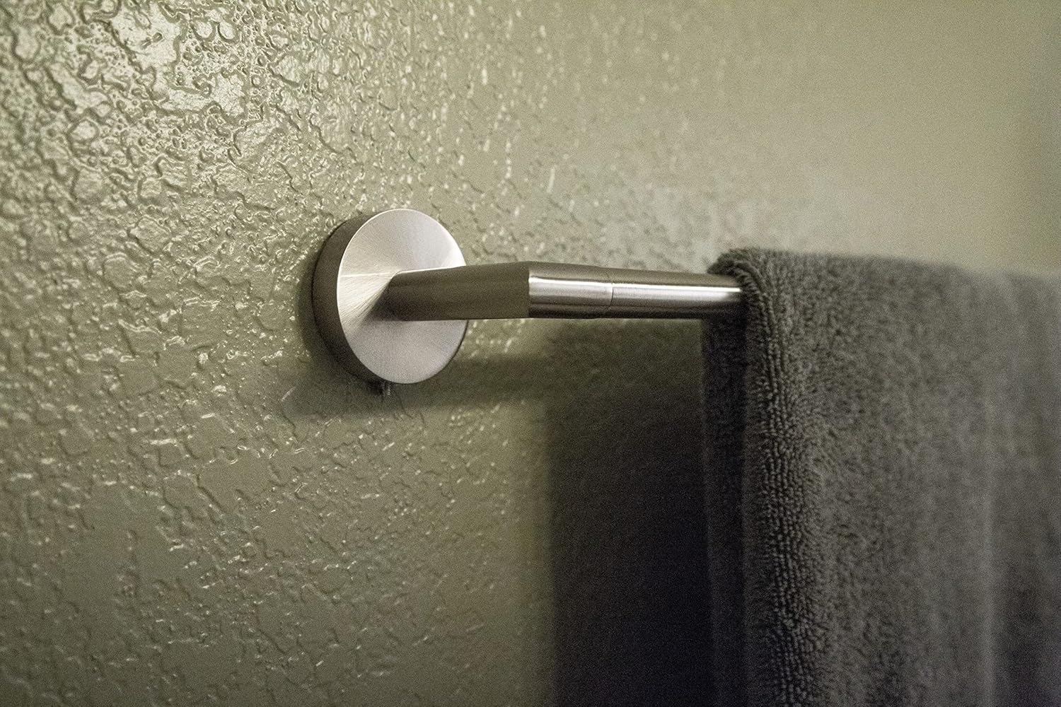 Design House 558460 San Martin Transitional Towel Ring for Bathroom Brushed Nickel