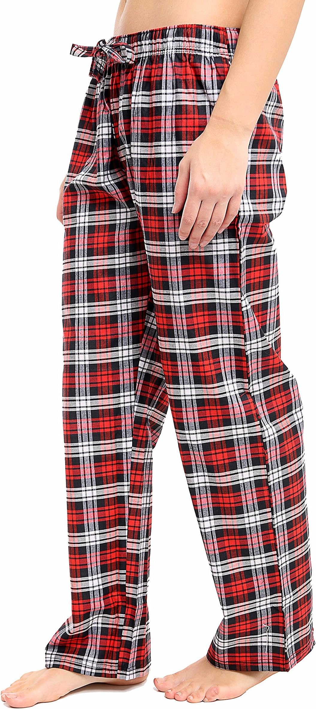 In-StylefashionWomen's Ladies Woven Check Pyjama Bottoms Perfect For Loungewear