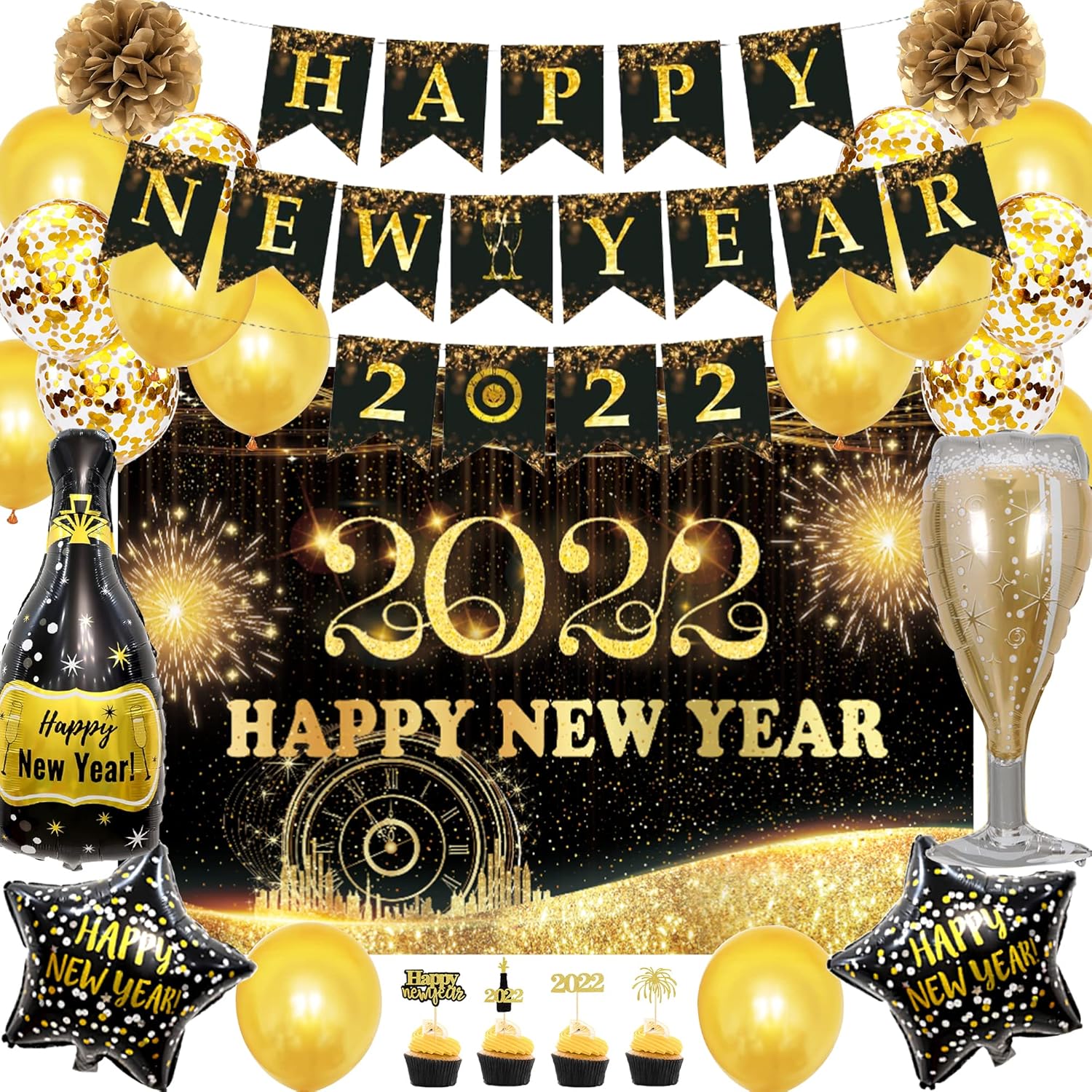 44 Pcs Scooby Doo Theme Birthday Party Decorations,Party Supply Set for