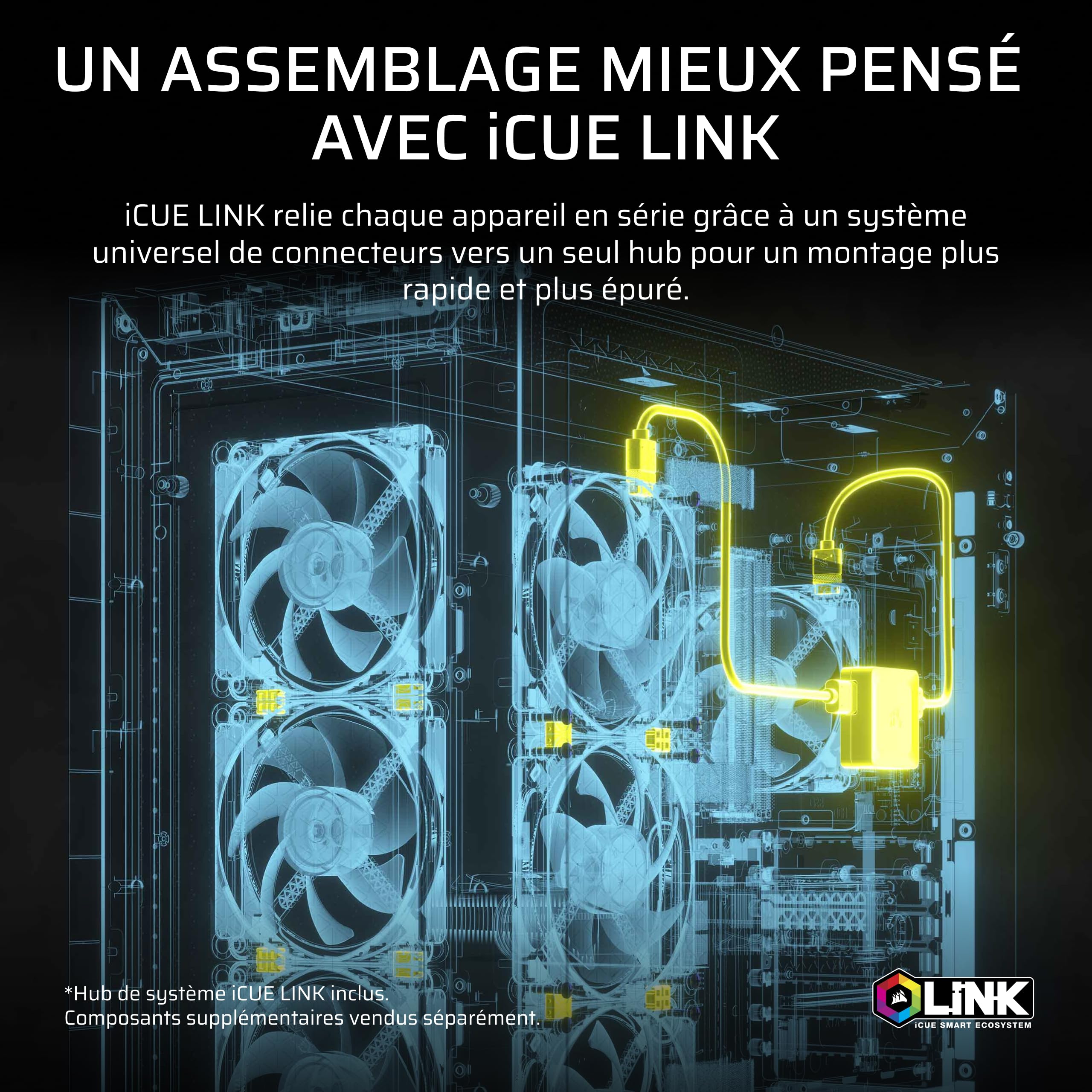 CORSAIR iCUE Link Titan II 360 RX RGB AIO Refroidisseurs Liquides – Noir