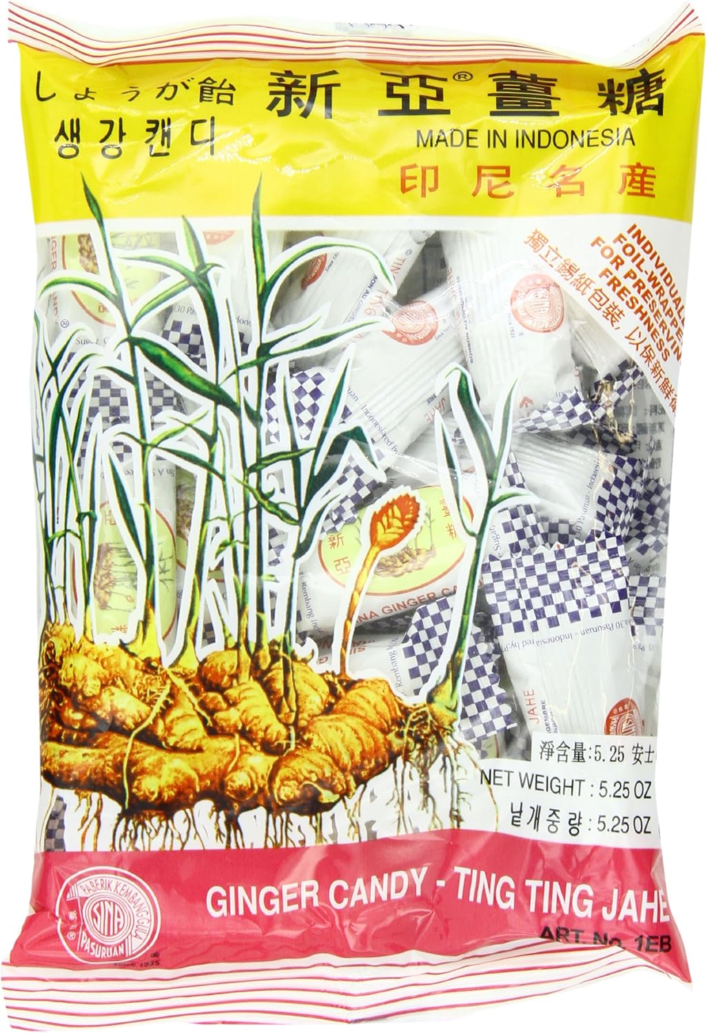 Ginger Chew Candy , Ting Ting Jahe Ginger Candy, 5 Ounce : Amazon.ca ...