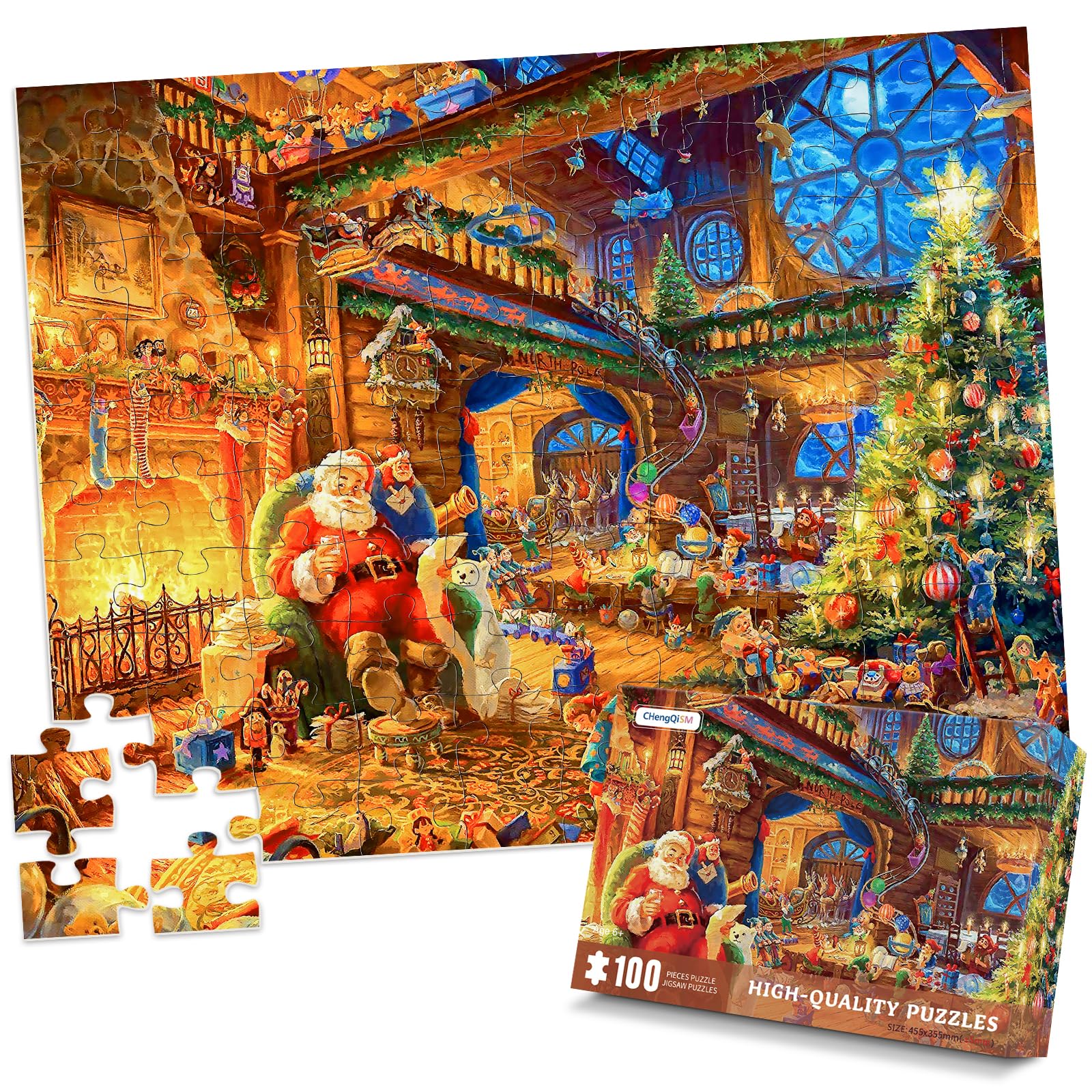 Amazon | CHengQiSM 100ピース ジグソーパズル ラージピース