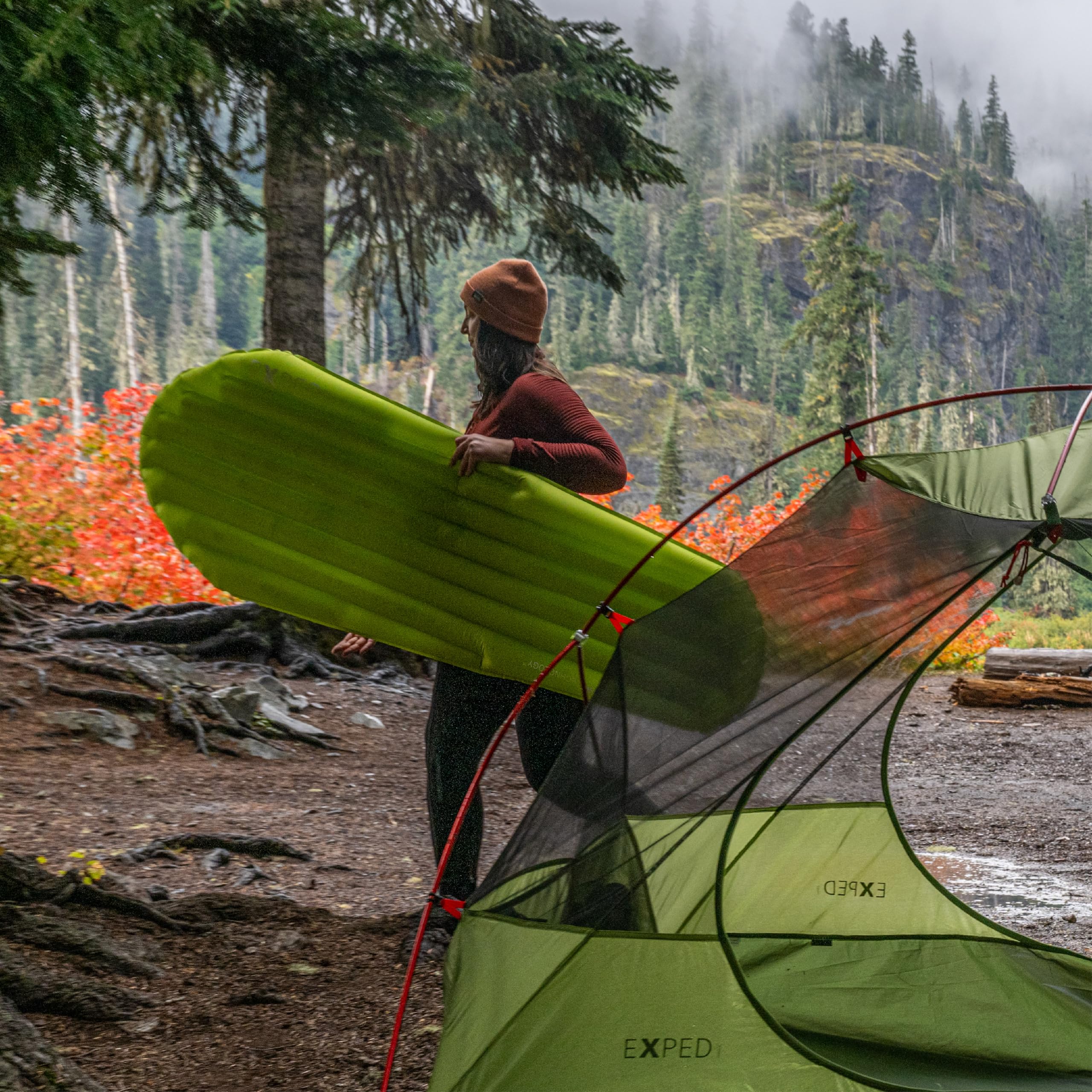 Amazon.com : Exped Ultra 6.5R Lightweight Sleeping Pad, Lichen