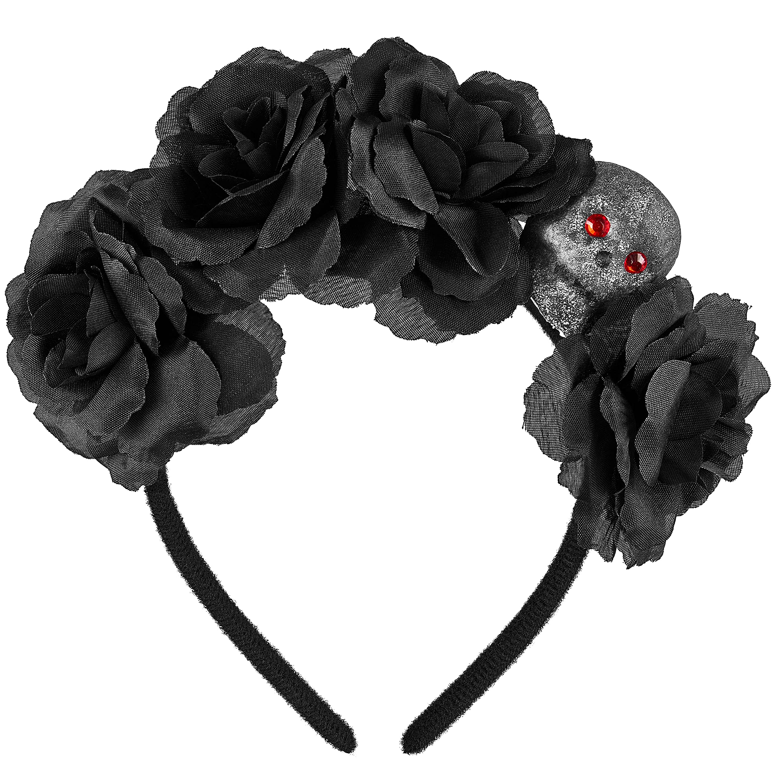 Minkissy Corona De Flores De Halloween Para Mujeres Diadema