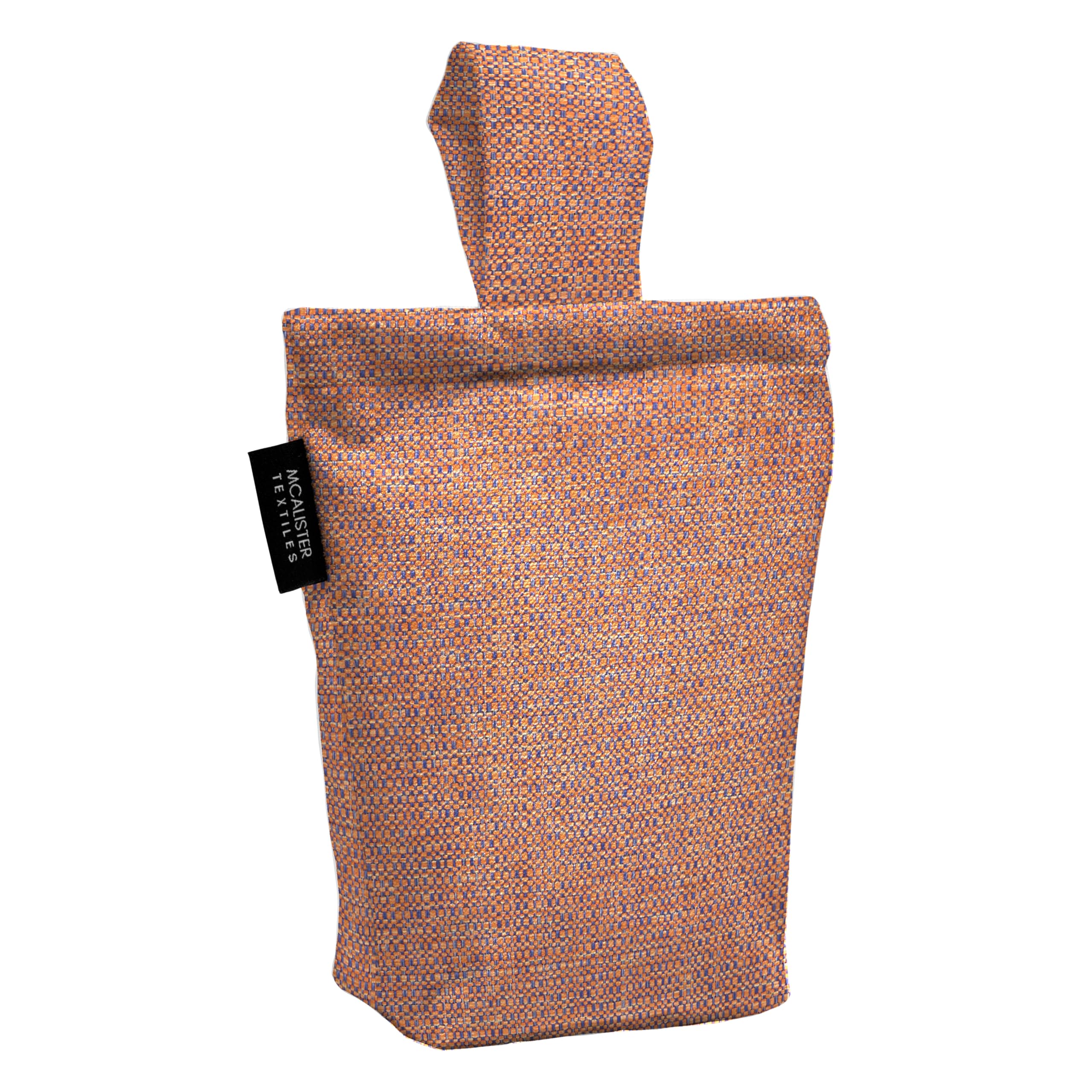 McAlister Textiles Milan Unfilled Fabric Door Stop Bag 21cm x17cm in Terracotta - Image 2