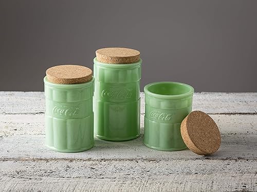 Miniatura 5 de Tablecraft Coca-Cola - Vertedor de Azúcar de Jadeíta 3.25 x 3.25 x 5", color verde