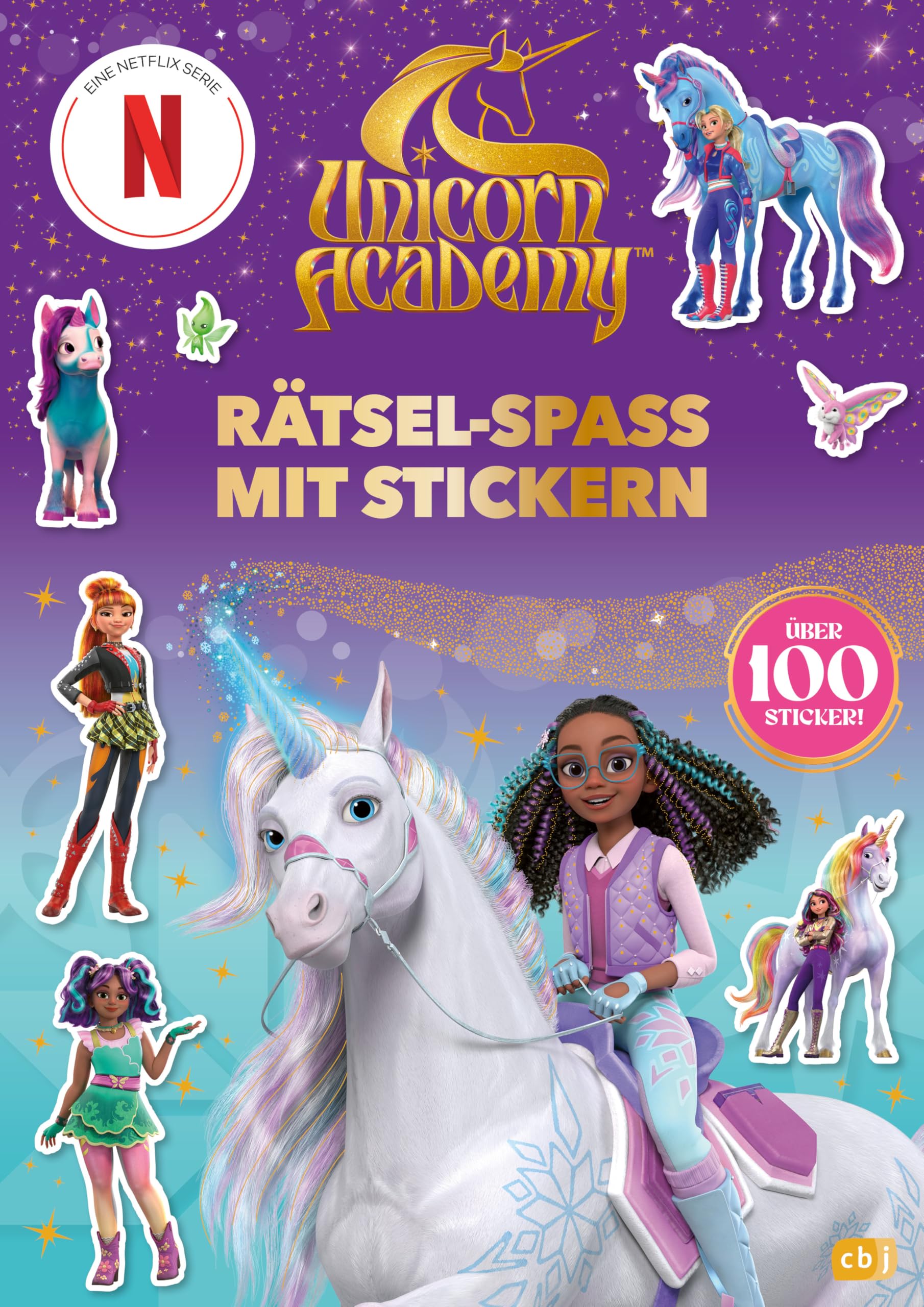 Unicorn Academy – Rätselspaß mit Stickern: Rätsel, Spiele, Bilder und vieles mehr mit über 100 Stickern für Kinder ab 5 Jahren (Unicorn Academy – Activity, Band 7)