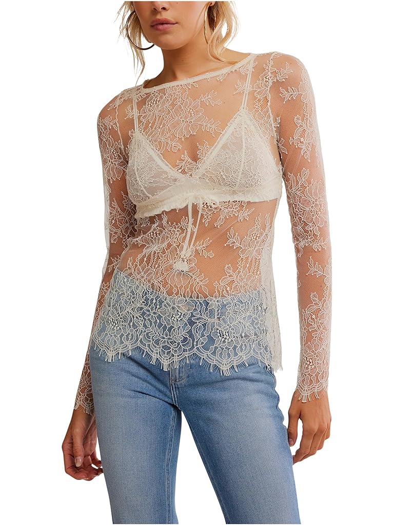 White Free People Long Last Layering