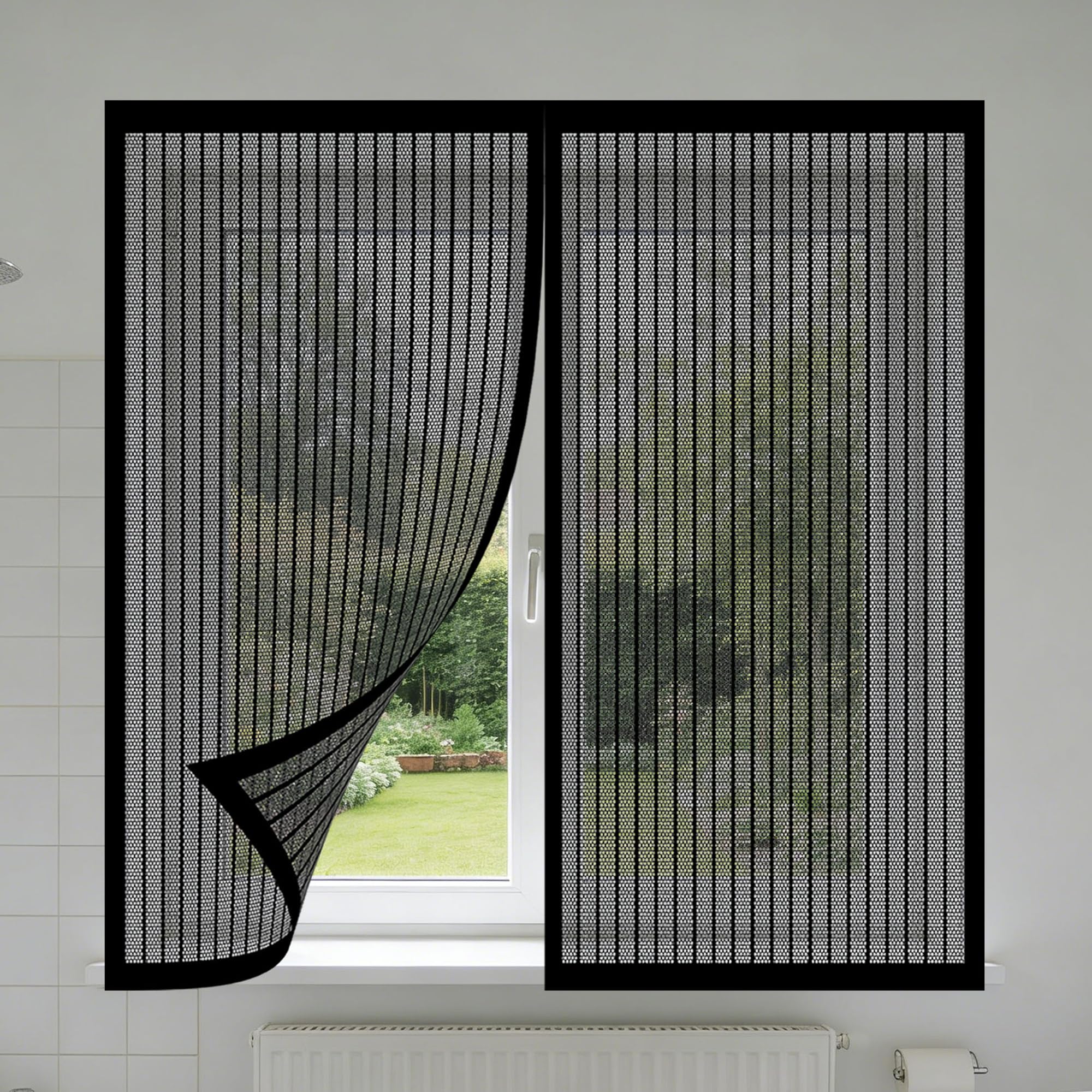 Moustiquaire magnétique pour porte patio résolvant l'intrusion d'insectes