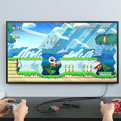 Miniatura 5 de Kstkry Switch Dock para Nintendo Switch, base portátil con puerto HDMI TV USB 3.0 y carga USB C, compatible con Nintendo Switch Steam Deck MacBook