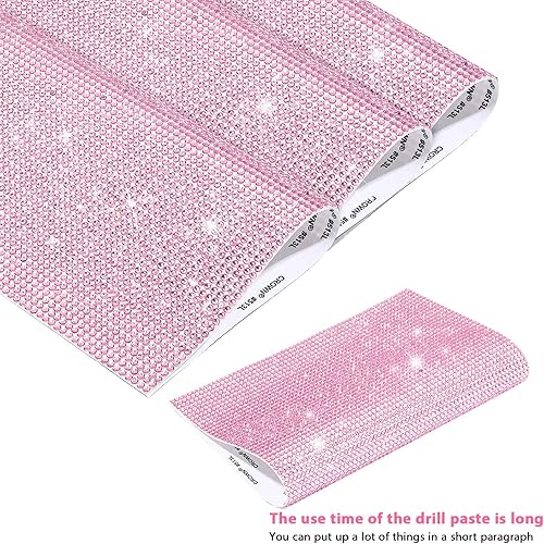 Vista 28 de Outus 12000 piezas de lámina de strass Bling Bling, calcomanías de strass, autoadhesivas, calcomanías para decoración de autos DIY, calcomanías