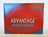 Alliance Rubber 26319 Advantage Rubber Bands Size #31, 1/4 lb Box Contains Approx. 212 Bands (2 1/2" x 1/8", Natural Crepe) – view 1