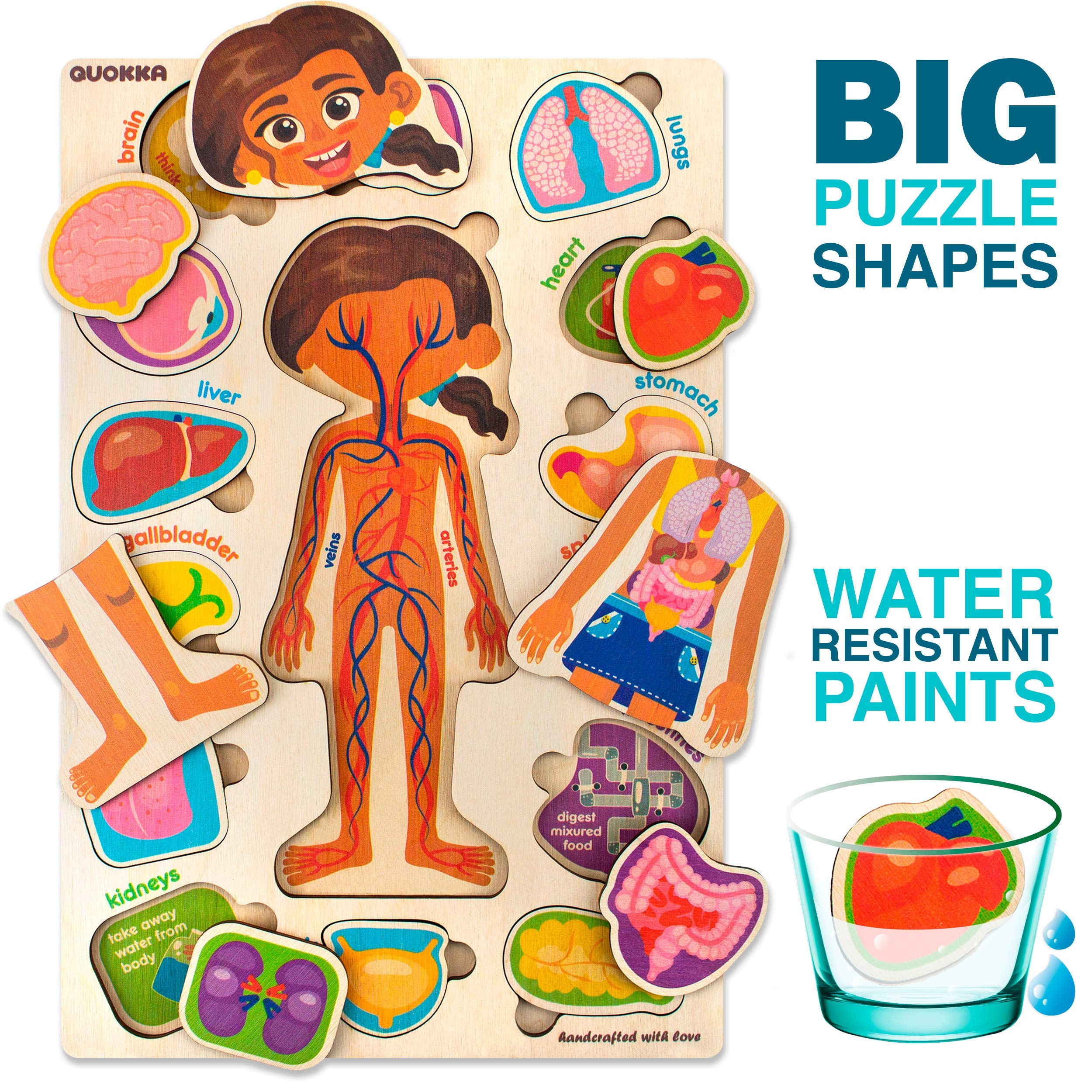 Buy Wooden Puzzles for Kids Ages 35 2 Montessori Toy Puzzles for