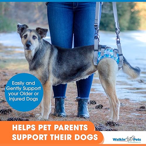 Miniatura 4 de Walkin' Warrior - Arnés trasero para perro para movilidad, asas ajustables, arnés para perros mayores y mascotas que se recuperan de una cirugía