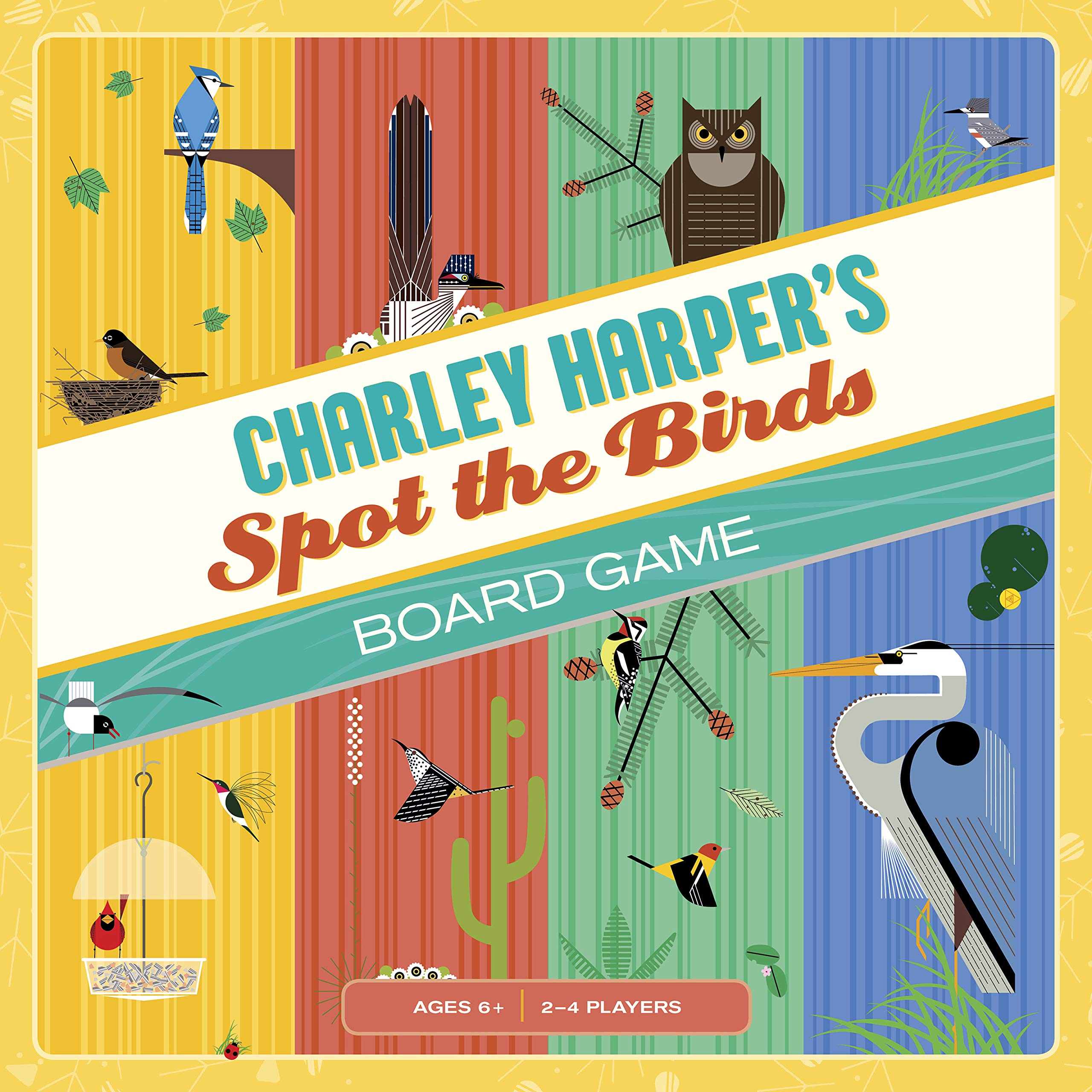 PomegranateCharley Harper's Spot the Birds Board Game