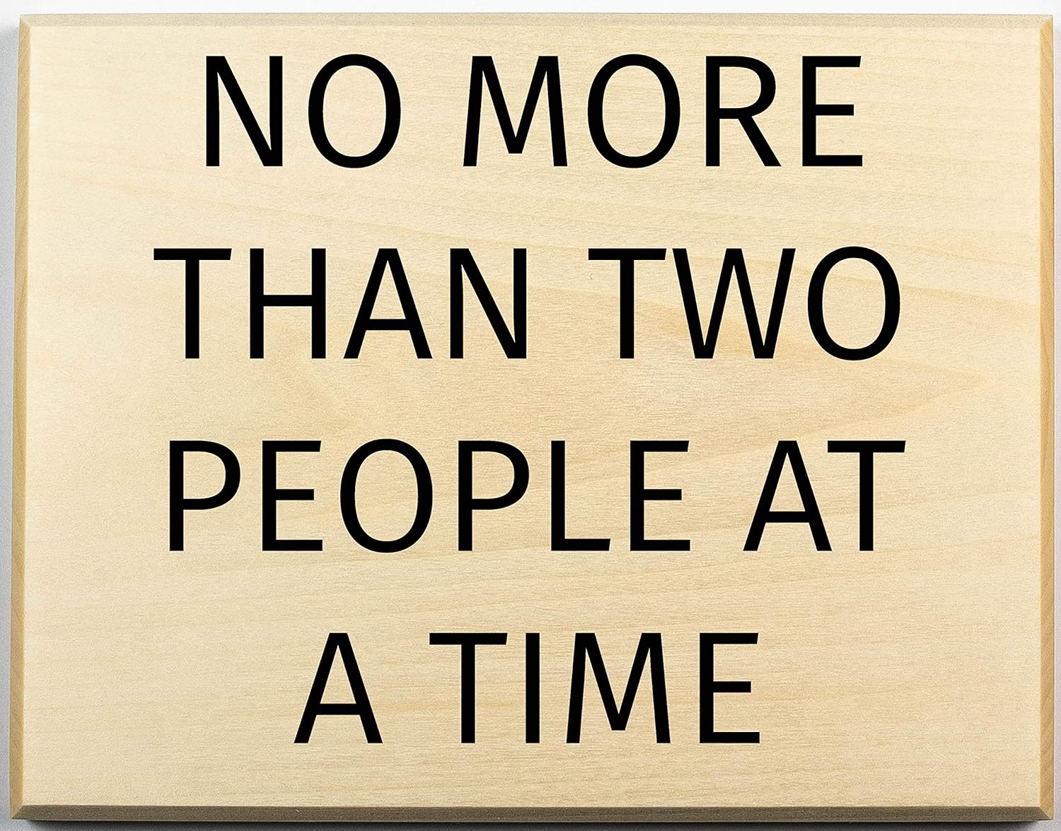 Green Dot Sign® No More Than Two People at a Time Sign