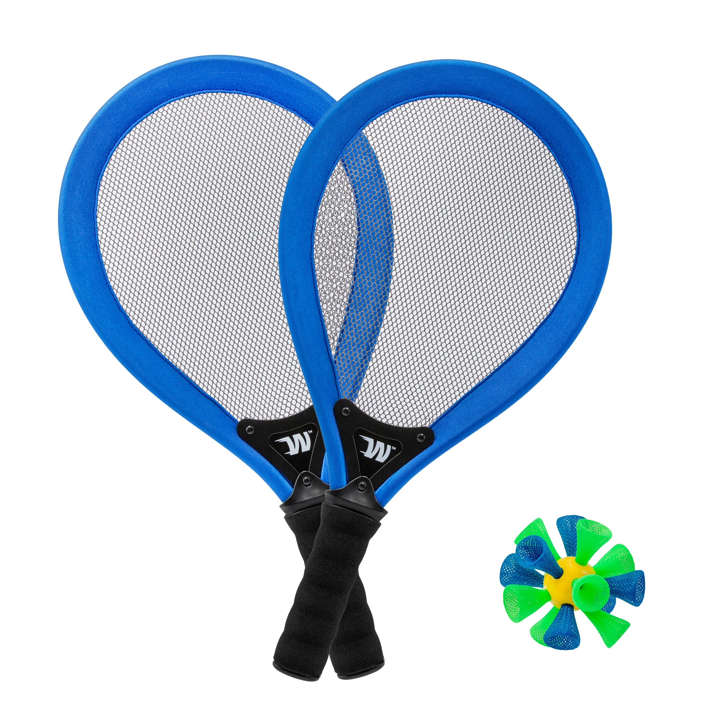 Whackminton Outdoor Game Set - No Net Required! - Fun Racket Game for All Ages - Perfect Outdoor Sport for Park, Backyard, Lawn, Beach, Camping