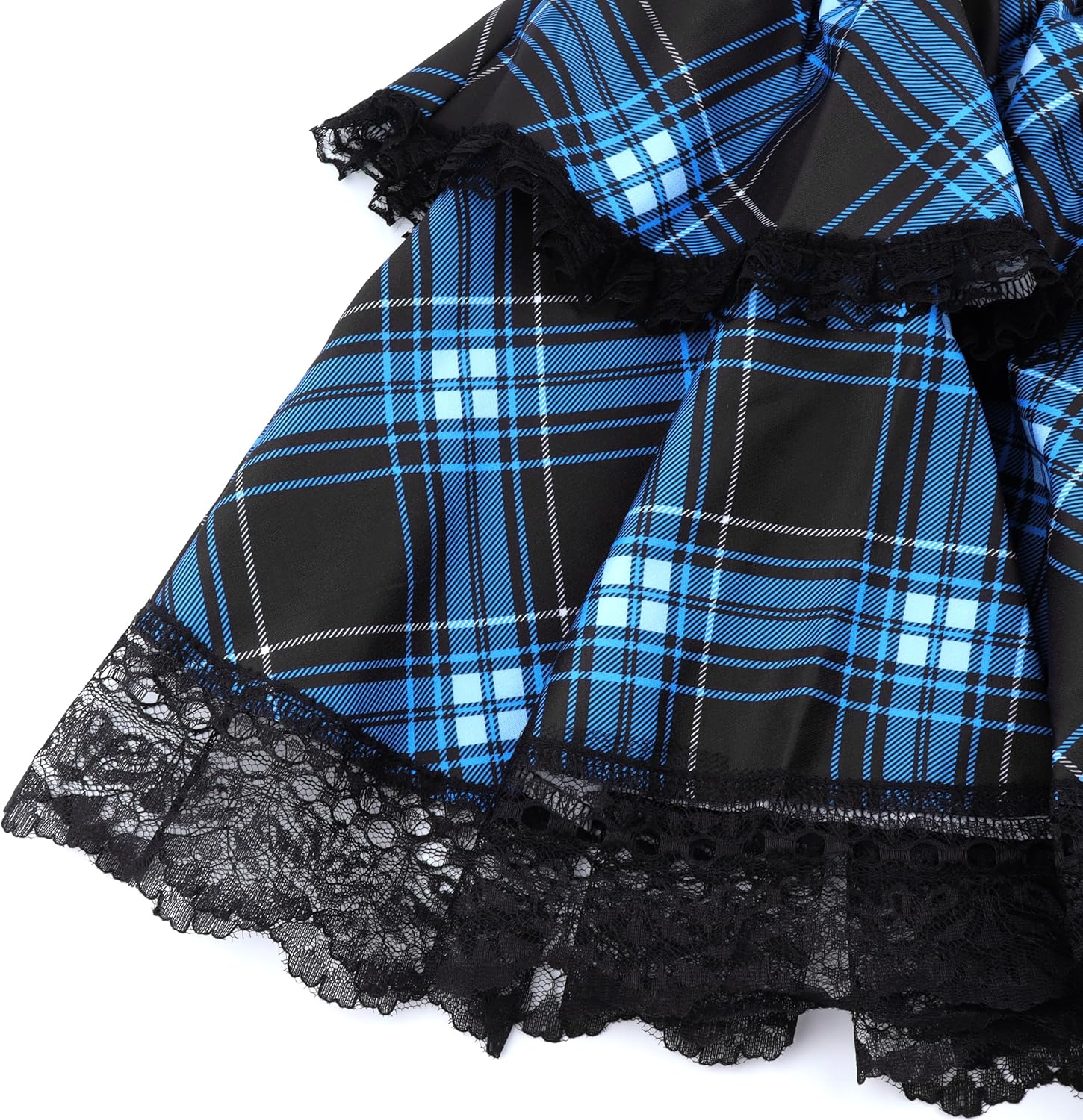 TSMNZMU Womens Gothic Mini Skirts High Waist Punk Grunge Pleated Skirts Harajuku Lolita Skirt Mall Goth Emo Skirt - Image 4