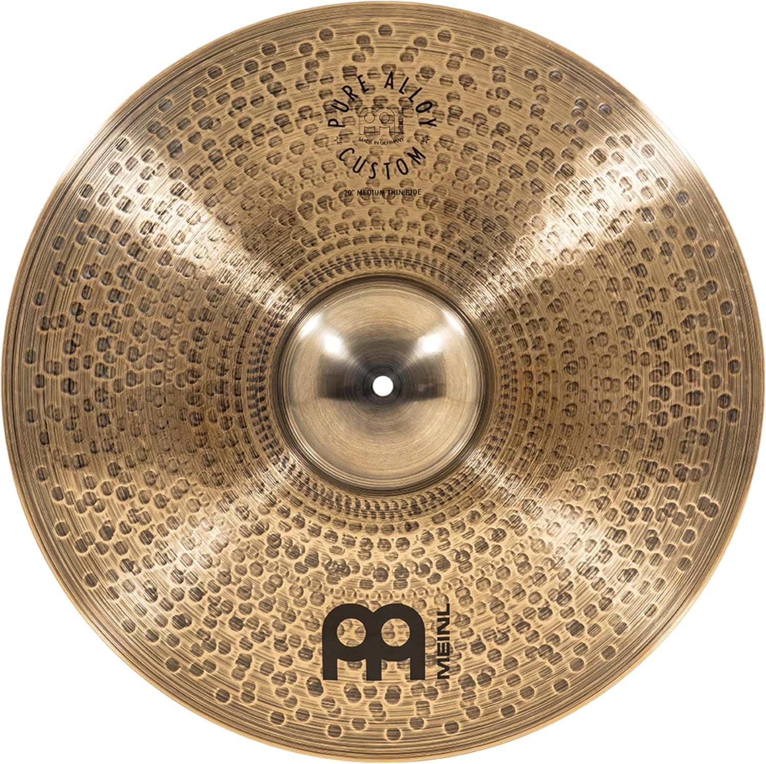 Meinl Cymbals 20" Medium Thin Ride — Pure Alloy Custom — Made in Germany, 2-Year Warranty (PAC20MTR)