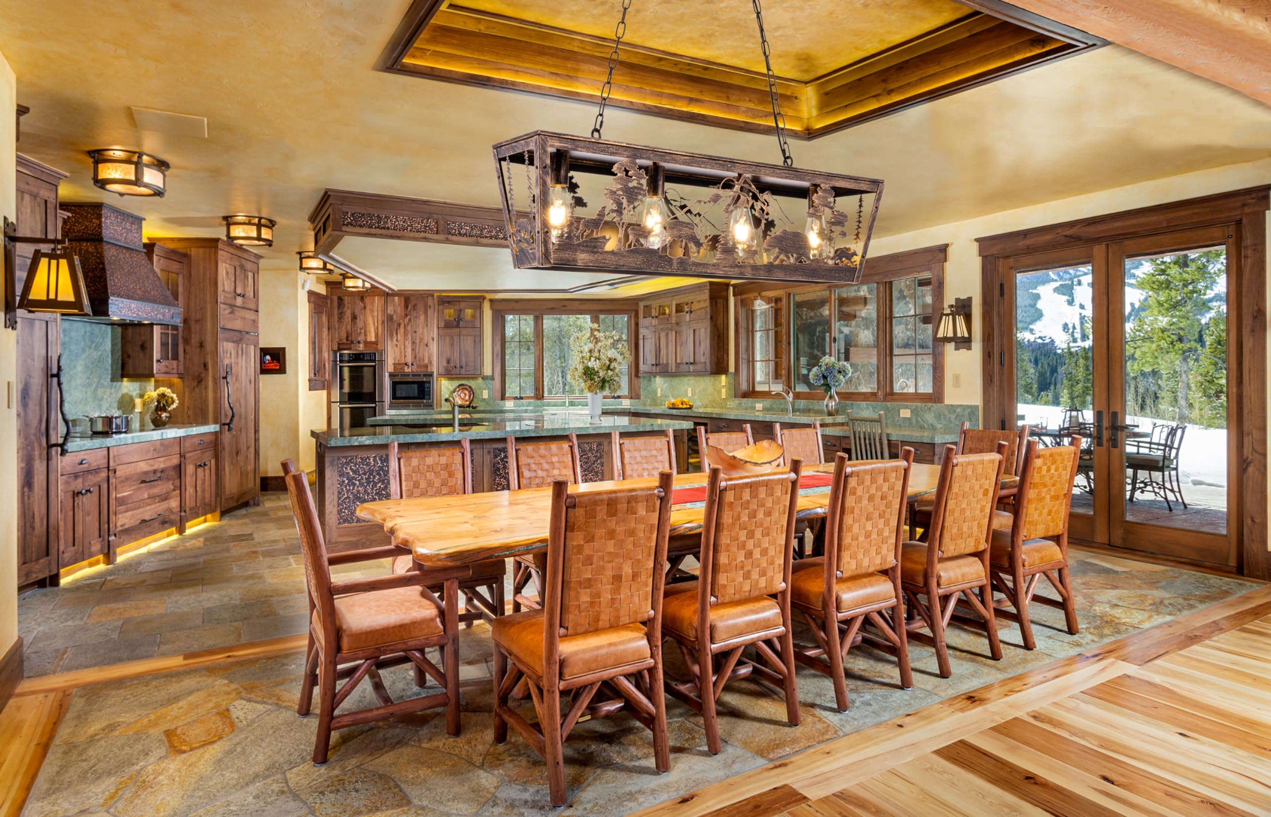 TOCHIC Farmhouse Chandelier for Dining Room, Vintage Western