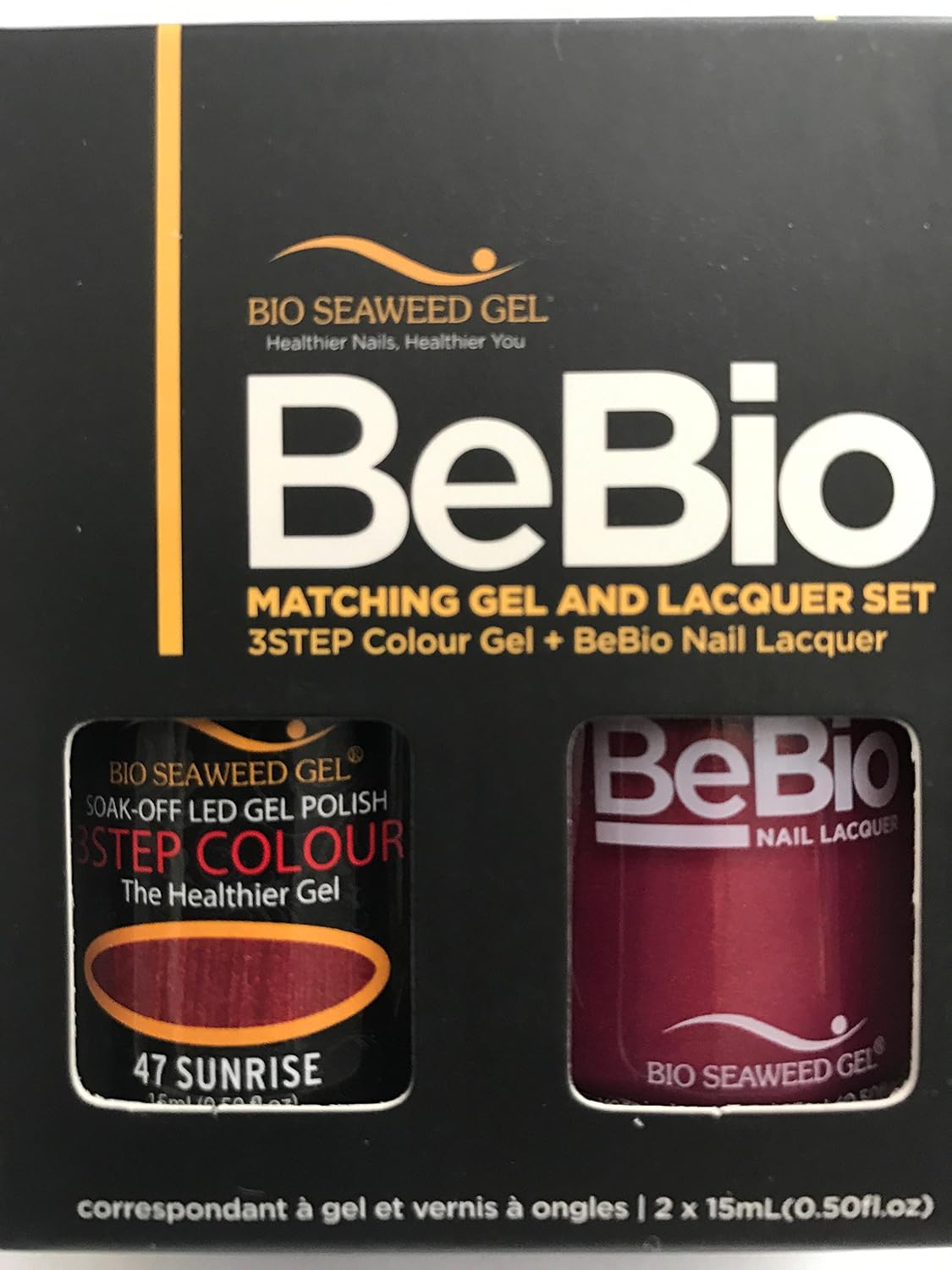 BEBIO matching gel and lacquer set sunrise #47