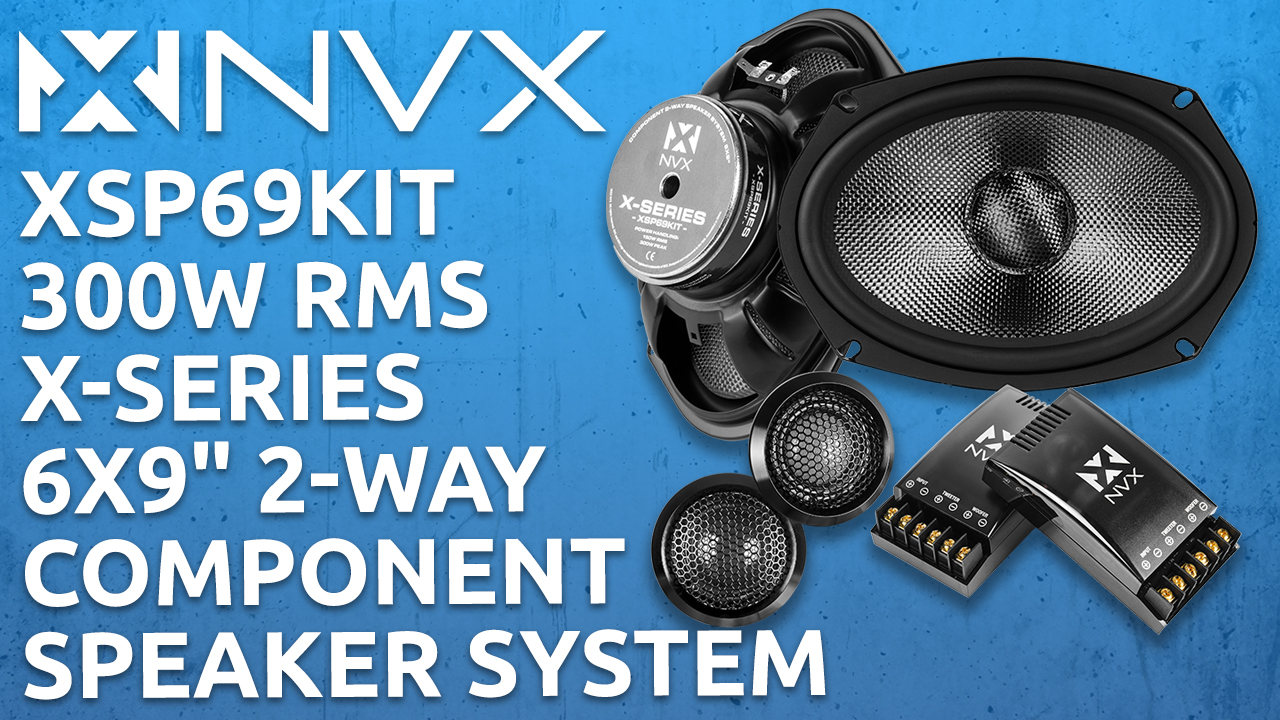 Nu-clear custom sounds XSP00 90cm 2本 Amazon.com: NVX® XSP69KIT 6x9 Car Speakers, 600W Max, 300W