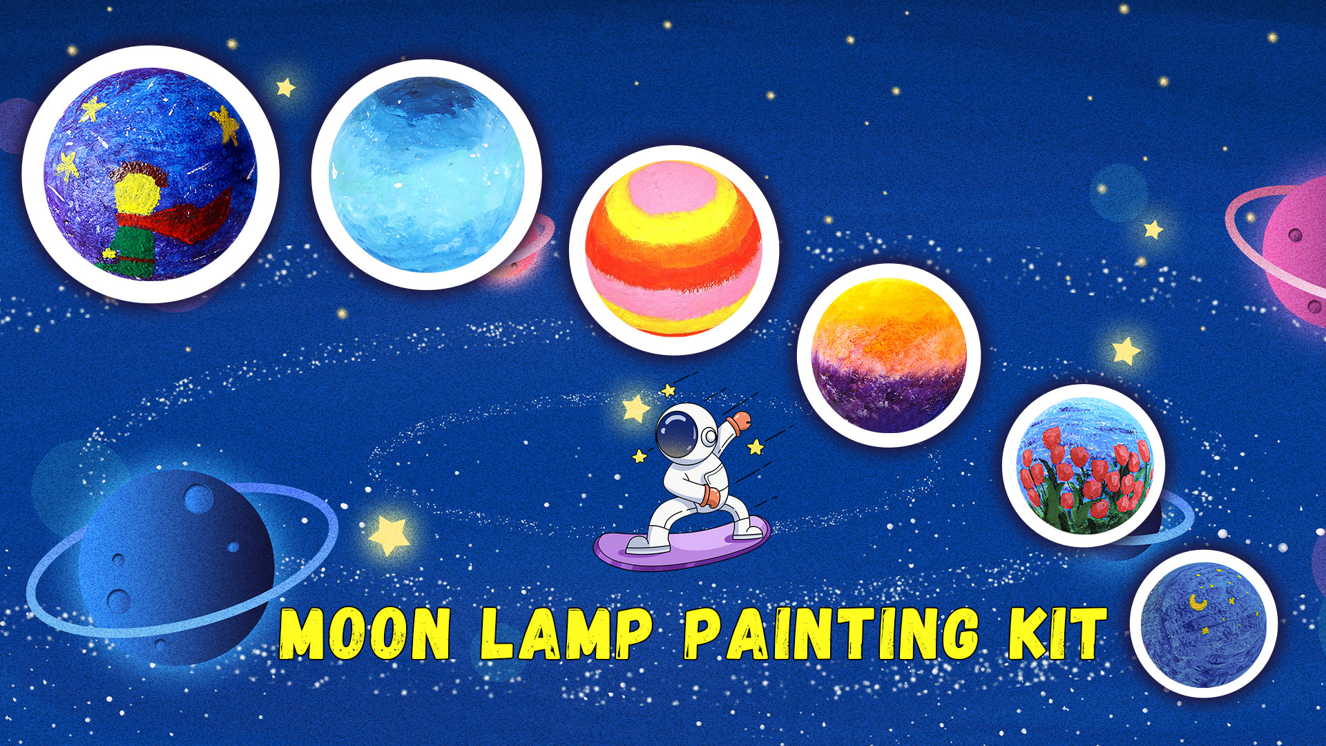 Meetory Painting Dia-Moon Set Kids Gifts for Girls 5, 6, 7, 8, 9, 10 Years Old, Kids, Adults