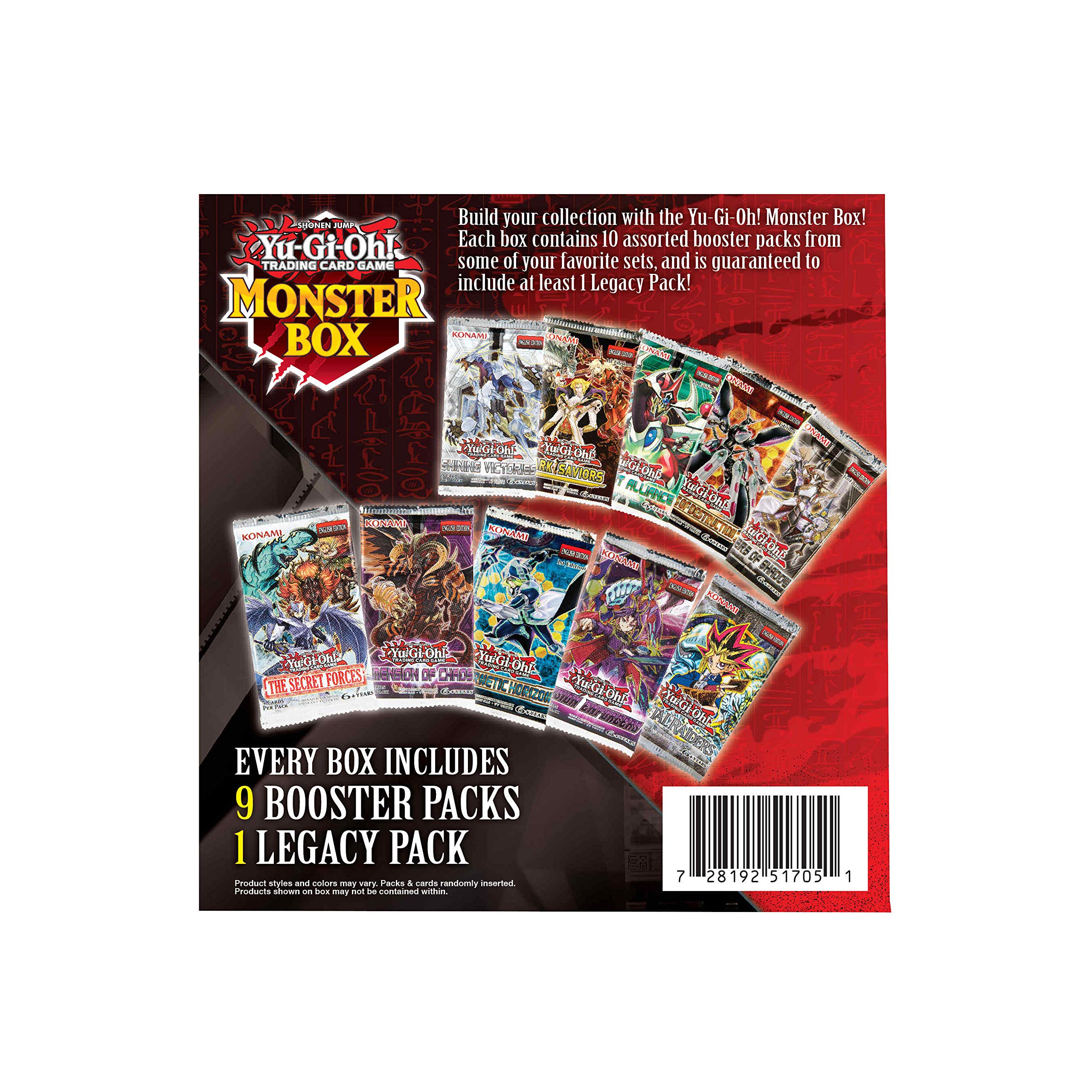 Amazon.com: Yu-Gi-Oh! Trading Cards Spring Monster Mystery Box- 9