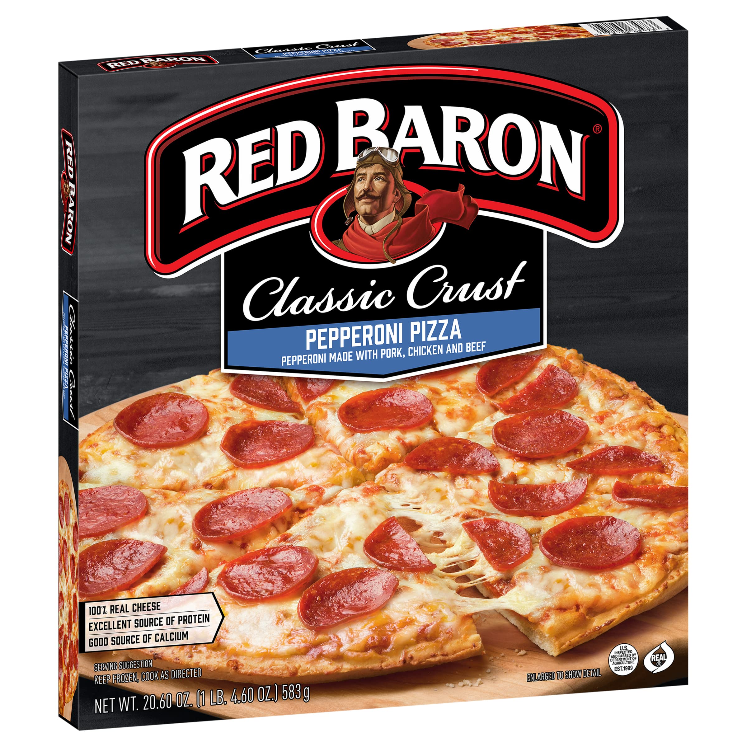 Red Baron Classic Pepperoni Pizza 20 60 oz Frozen — view 6