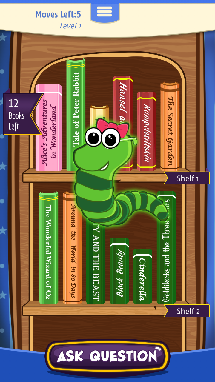 Dolly's Bookworm FREE - The Book-Lovers Puzzle Game:www.amazon.com ...
