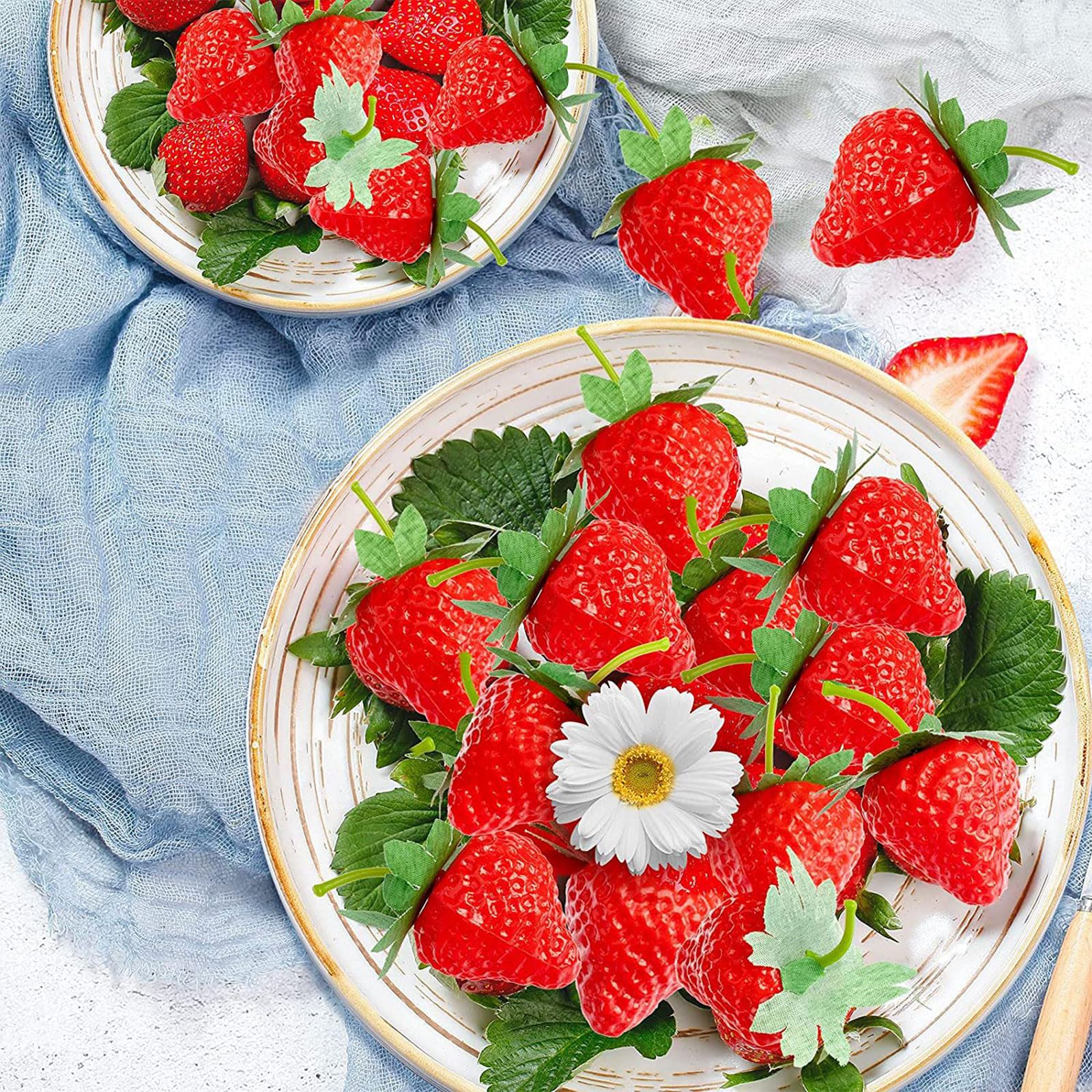 Zomerdecoraties met aardbeienmeisjes - Haal de zomer in huis