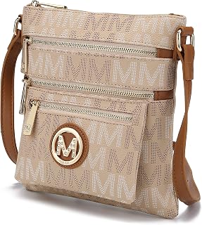 Mia K. Collection Crossbody bag for women - Removable Adjustable Strap - Vegan leather Crossover Designer messenger Purse