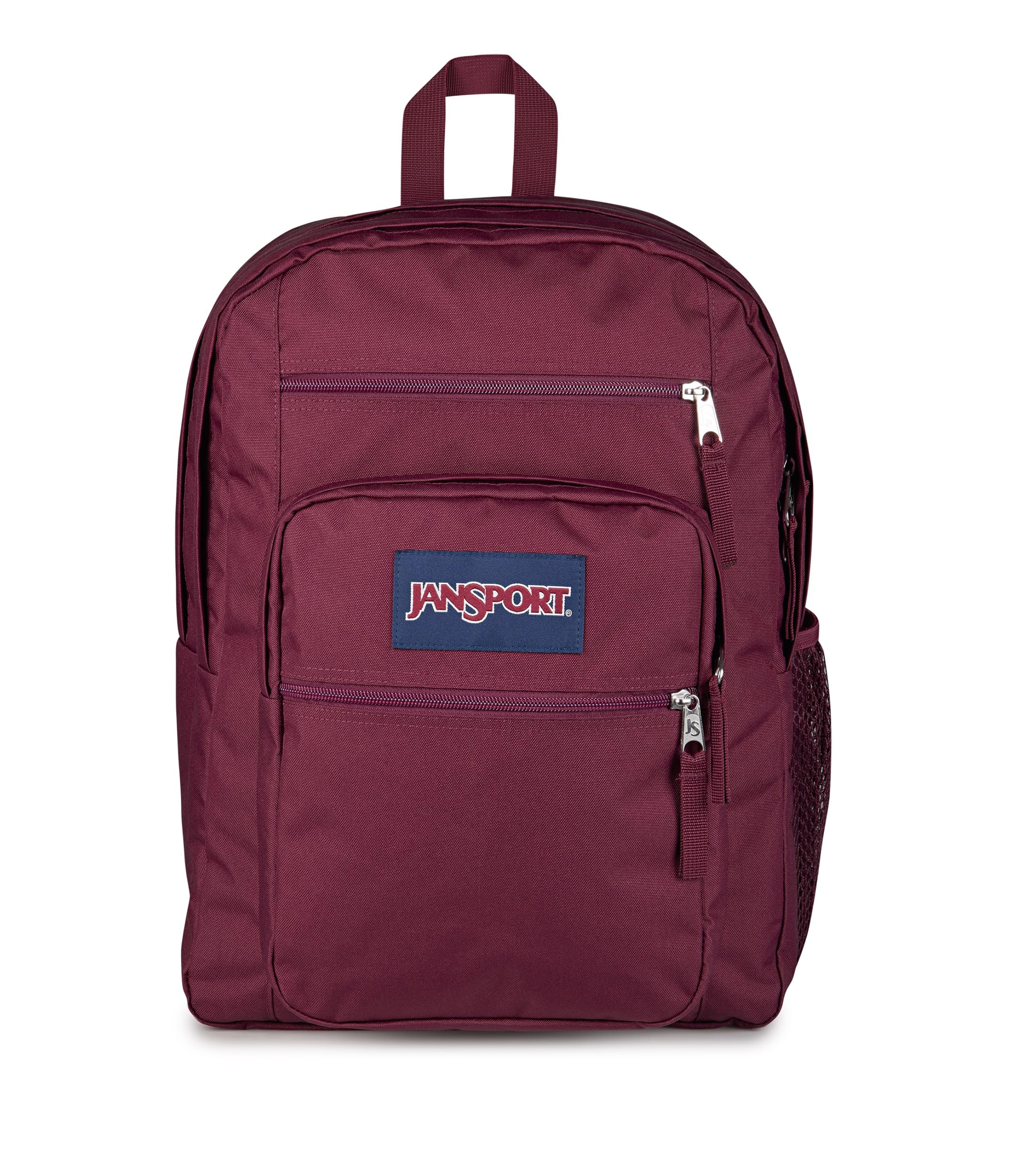 JANSPORT Hombre Estudiante Grande 100% Poliéster, Cherry Laca, L, Clásico