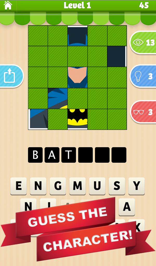 Name That Character A Pop Culture Trivia Quiz Game with No Ads App