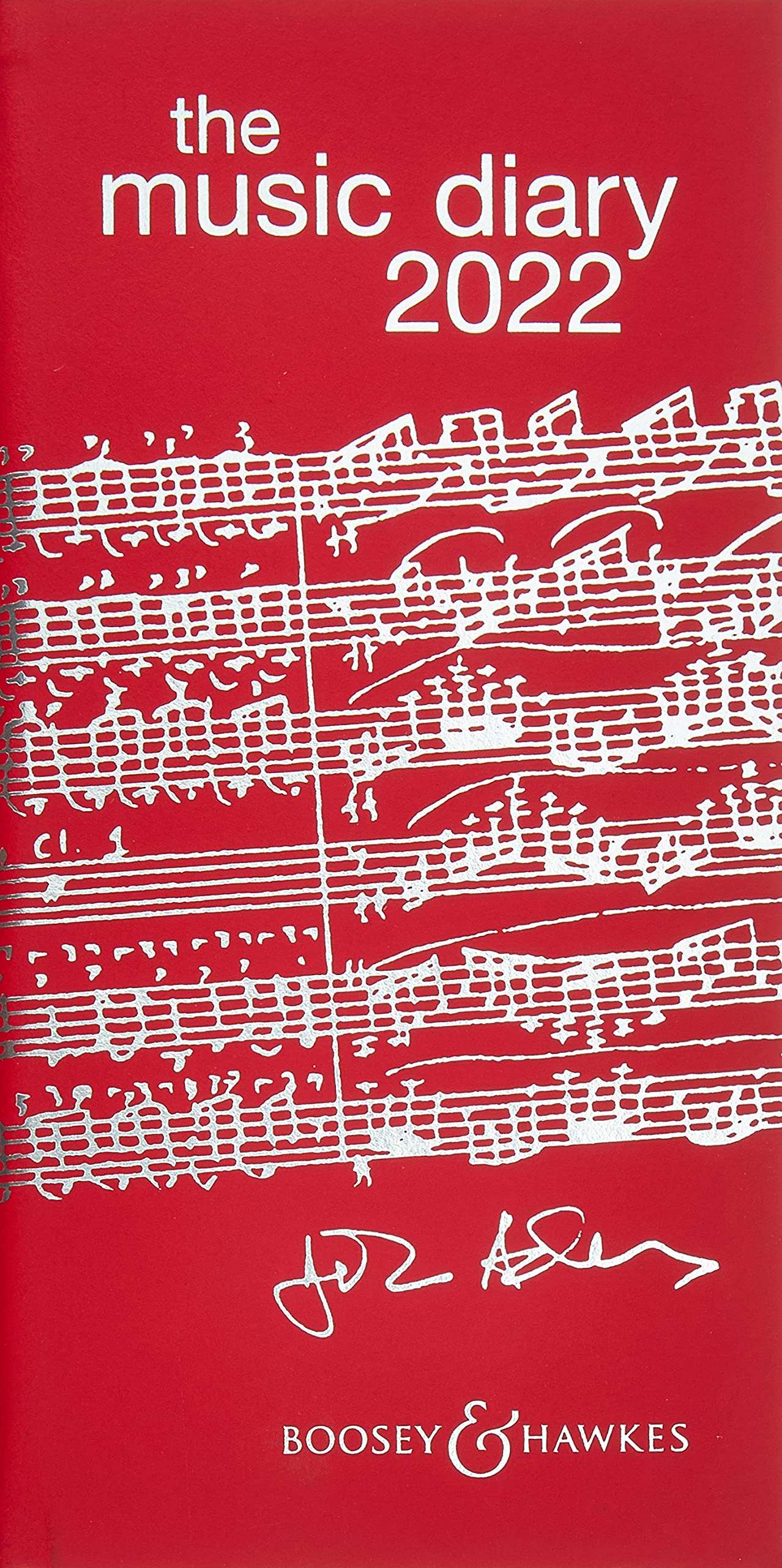 Music Diary 2022 - Red - Boosey & Hawkes (BH 13793)