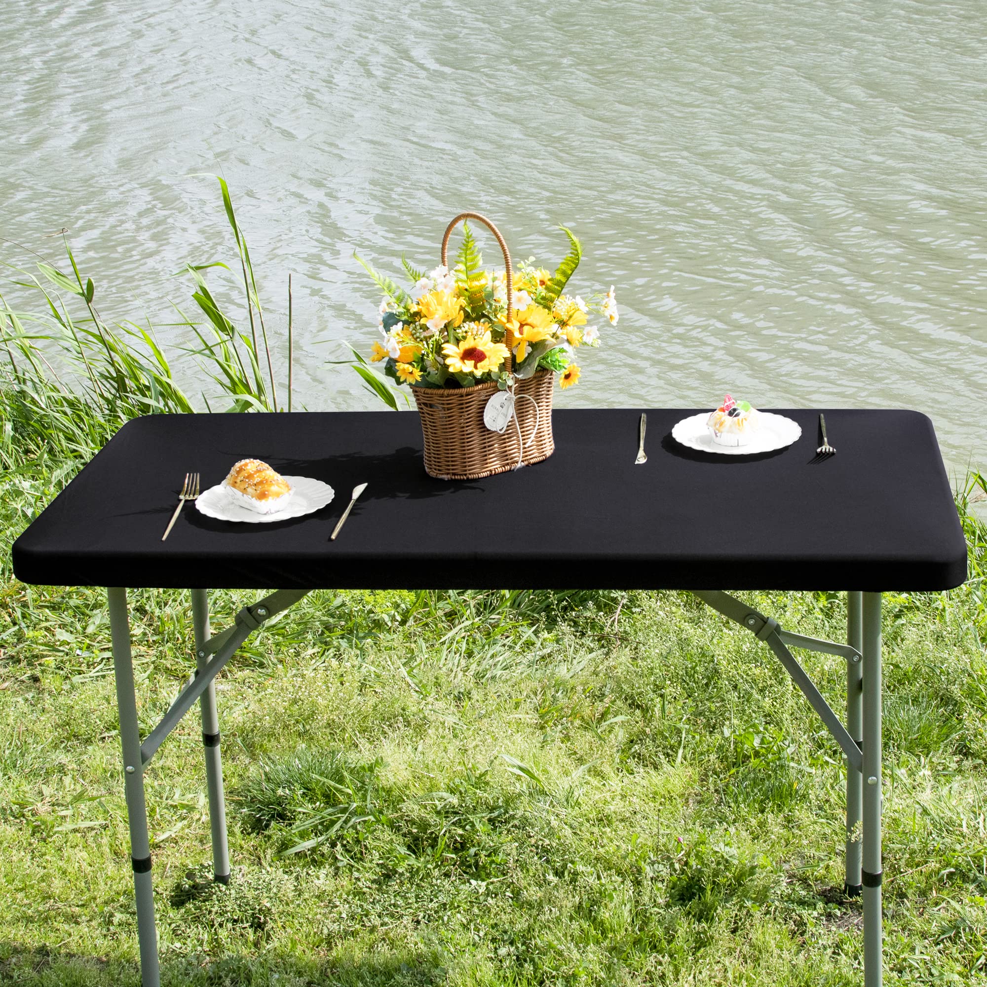 Nappe rectangulaire de 1,2 m imperméable et élastique en élasthanne pour
