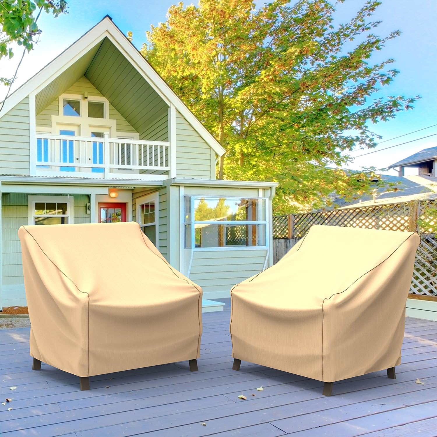 EmpirePatio Select Tan Patio Chair Cover, Extra Large