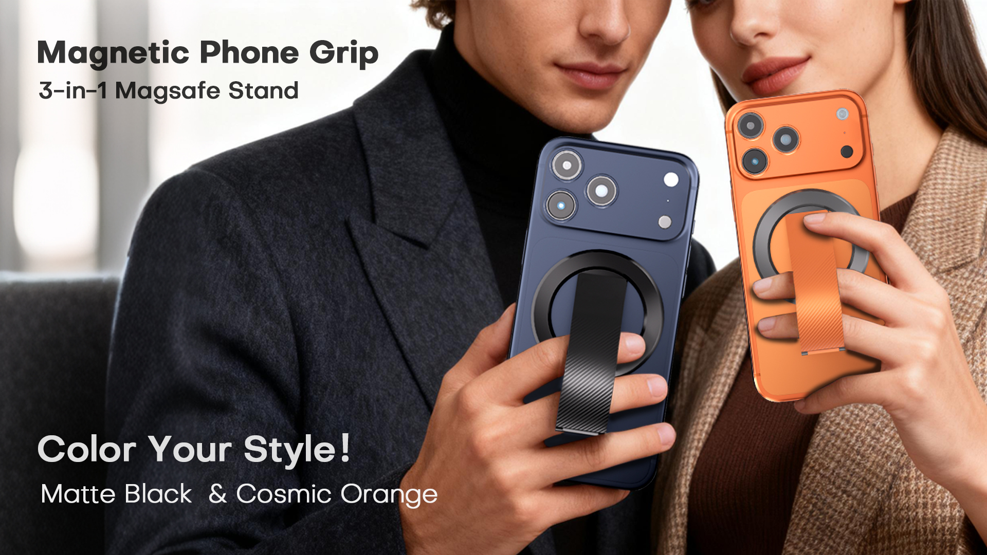 Amazon.com: SINCEHOLY for MagSafe Phone Grip Ring, Magnetic Phone
