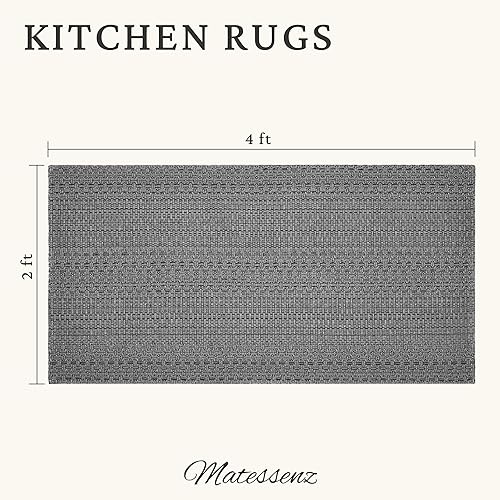 Miniatura 29 de Tapete para puerta de entrada interior, 2 x 3 pies, lavable a máquina, bohemio, antideslizante, diseño vintage, apto para mascotas, fibra sintética