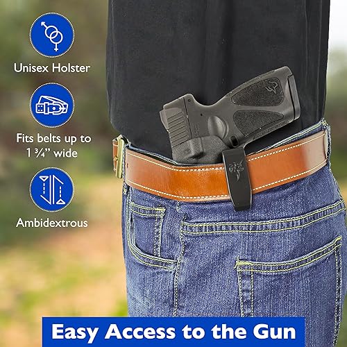 Miniatura 6 de DeSantis Slim-Tuk - IWB Holster for Men and Women, Pistol Holster for Concealed Carry, Suitable for Appendix Wear, Ambidextrous, Made with Kydex,
