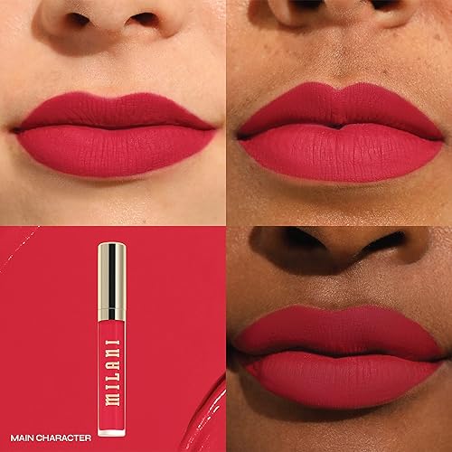Miniatura 9 de Milani Stay Put - Lápiz labial líquido de larga duración, fórmula a prueba de manchas, a prueba de besos y resistente a la decoloración para uso