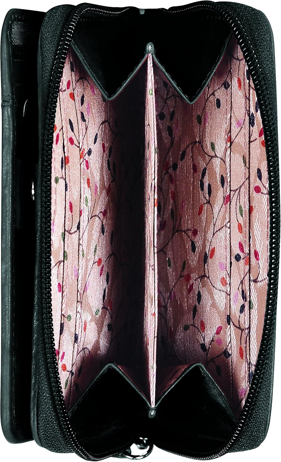 Mancini Ladies' Leather Clutch Wallet (RFID Secure)